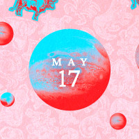 Planets over a zodiac illustration