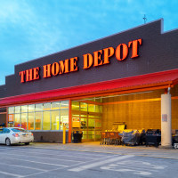 The Home Depot Building Exterior.