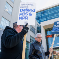 Protesters.