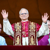 Image: TOPSHOT-VATICAN-RELIGION-POPE-CONCLAVE