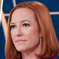 A split composite of Ed Martin and Jen Psaki.