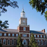 The Founders Library on the campus of Howard University in Washington, D.C.