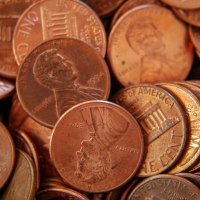 Pennies.