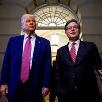 President Trump and Mike Johnson