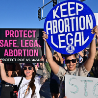 Split of protests to keep abortion legal and Ali Velshi