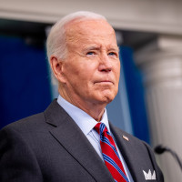 Joe Biden during a news conference