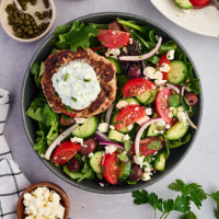 Greek Burger Bowl