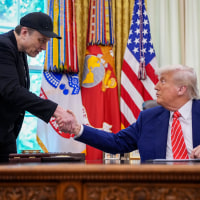 Elon Musk and Donald Trump.