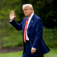 President Trump Departs White House For Pennsylvania