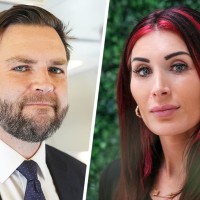 Vice President J.D. Vance and Laura Loomer.
