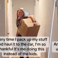 Divorced couple swap living in home