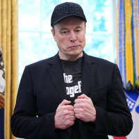 President Trump Holds Press Conference With Elon Musk in White House's Oval Office