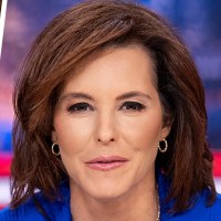 A split composite of Donald Trump and Stephanie Ruhle.