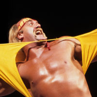 Hulk Hogan during Wrestling Challenge at the Selland Arena on in Fresno, Calif., on Aug. 9, 1989.