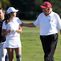 FL: LIV Golf Invitational - Miami - Pro-Am kai trump donald trump