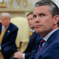 Pete Hegseth and Donald Trump at the White House.