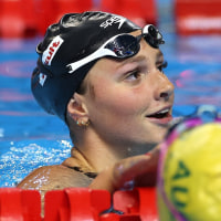 SINGAPORE, SINGAPORE - JULY 27: Summer McIntosh of Team Canada reacts after winning gold in the Women's 400m Freestyle Final on day 17 of the Singapore 2025 World Aquatics Championships at World Aquatics Championships Arena on July 27, 2025 in Singapore. (Photo by Sarah Stier/Getty Images)
