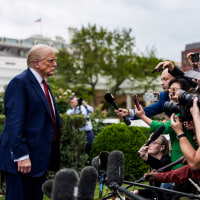 President Trump Departs White House For New Jersey