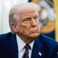President Donald Trump in the Oval Office