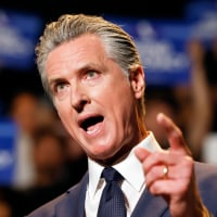 California Gov Gavin Newsom speaks about California redistricting plans