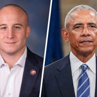 Side by side of Max Rose and Barack Obama.