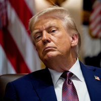 President Donald Trump during a Cabinet meeting at the White House on Aug. 26, 2025.