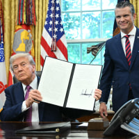 pete hegseth donald trump politics political politician department of war