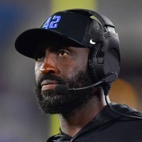 Deshaun Fosters stands outside