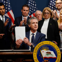 Image: California Gov. Newsom Leads Democratic Redistricting Plan In The State