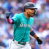 American League Championship Series - Seattle Mariners v Toronto Blue Jays - Game Two Julio Rodríguez