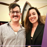 Aubrey Plaza and Dan Murphy