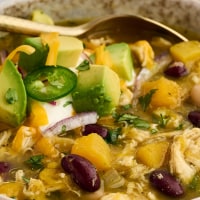 Joy Bauer's Slow Cooker Salsa Verde Chicken Chili.