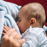 A woman breastfeeding, Wegovy and Ozempic self-injectors