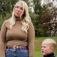 Judy Russ and her son, Liam