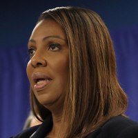 Lindsey Halligan; James Comey; Letitia James.