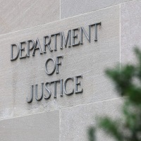 The Department of Justice building on July 18, 2025.