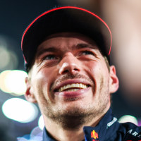 Max Verstappen smiles
