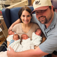 The Dickson quadruplets have unusual names that are all tied to  family names.