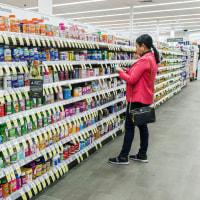 Miami Beach, Florida, Walgreens Pharmacy, OTC, over the counter medication, medication, multivitamins dietary supplements, Hispanic woman