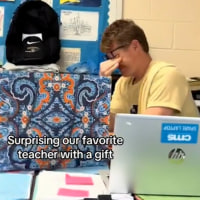 High School Students Surprise Teacher With Gift. His Reaction Brings Them to Tears