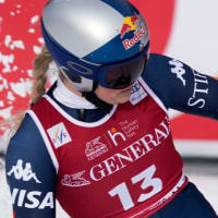 Lindsey Vonn finished third for the second day in a row at Val D’lsere in the super-G, while Italy's Sofia Goggia claimed her first victory of the 2025-26 World Cup season (Courtesy of Ski and Snowboard Live).
