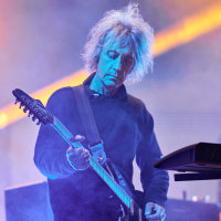 Perry Bamonte of The Cure performs at Riot Fest 2023 at Douglass Park on Sept. 17, 2023 in Chicago.