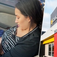 An Arizona woman gave birth in the parking lot of Carl's Jr. 