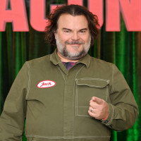 Jack Black attends the "Anaconda" photocall on Dec. 19, 2025 in London.