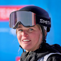 Abby Winterberger of the U.S. after competing in the halfpipe finals on Jan. 10, 2026 in Aspen, Colo.