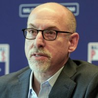 Bruce Meyer answers a question at a news conference in their offices in New York.