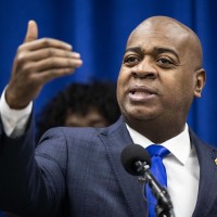 Newark Mayor Ras J. Baraka holds press conference to address ICE raids