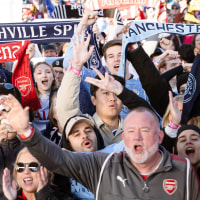 NASHVILLE, TENNESSEE - APRIL 6: General view of audience and fans during the live broadcast of Premier League Morning Live on April 6, 2024 in Nashville, Tennessee. (Photo by Michael Hickey/Getty Images for Premier League)