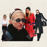 collage of Carolyn Bessette Kennedy