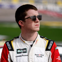 NASCAR driver Daniel Dye during practice at Las Vegas Motor Speedway on March 14, 2026.